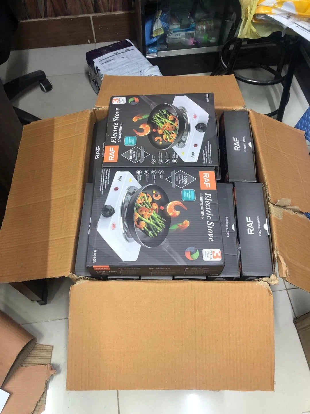 Original RAF Electric Stove With Heating Sensor 1000w | RAF Hot Plate For Cooking & Kitchen | Electric Stove (Box Packing)