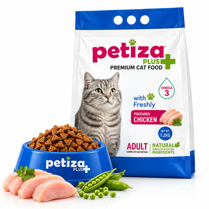 Petiza Plus Premium Cat Food – Complete Daily Nutrition for Adult Cats